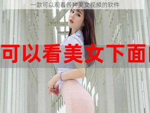 一款可以观看各种美女视频的软件