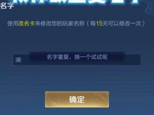 王者荣耀名字重复解决方案：重复名字代码教程详解与指南