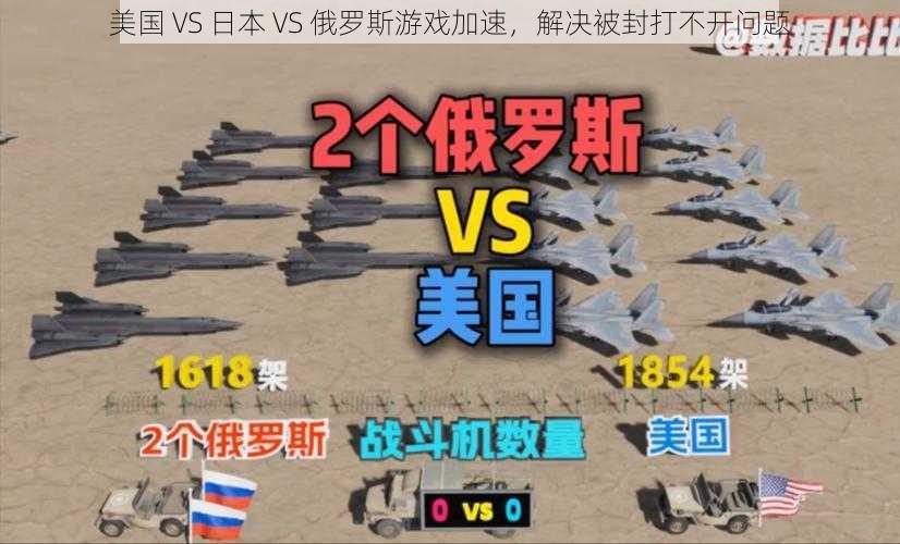 美国 VS 日本 VS 俄罗斯游戏加速，解决被封打不开问题