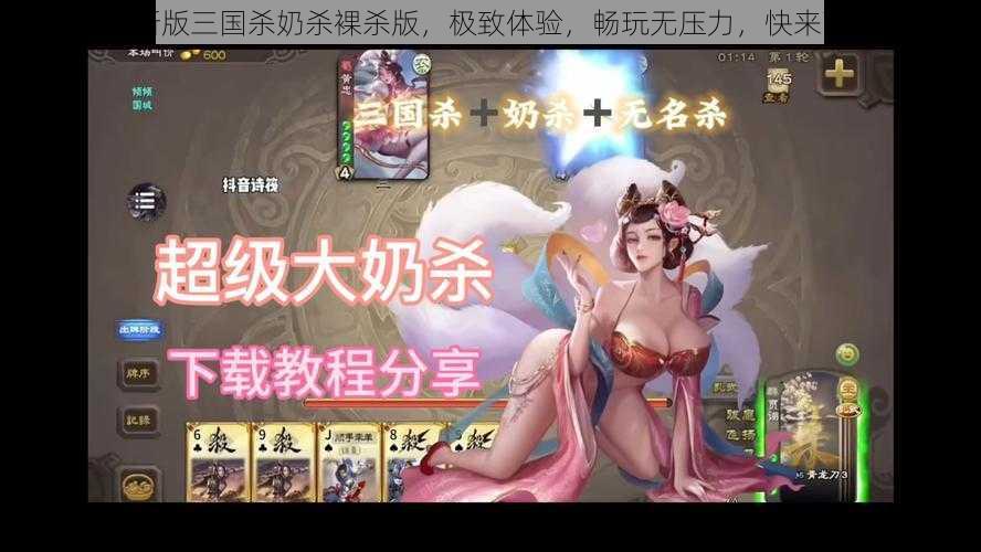 最新版三国杀奶杀裸杀版，极致体验，畅玩无压力，快来下载