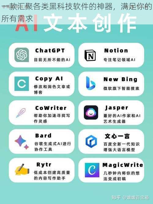 一款汇聚各类黑科技软件的神器，满足你的所有需求