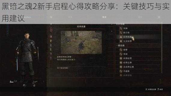 黑暗之魂2新手启程心得攻略分享：关键技巧与实用建议