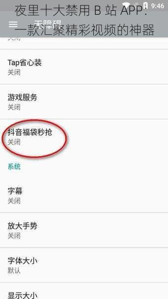 夜里十大禁用 B 站 APP：一款汇聚精彩视频的神器